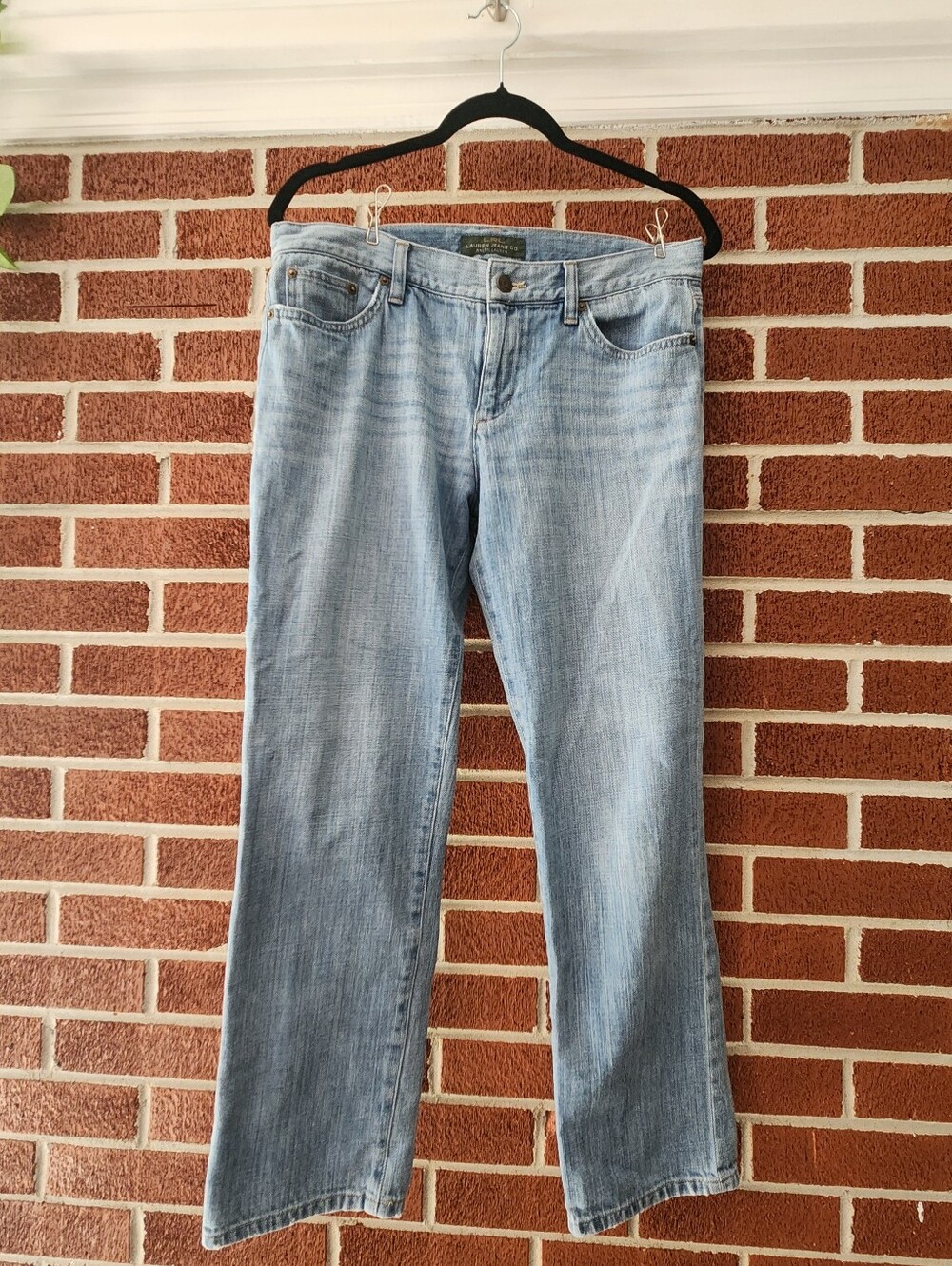 Lauren Ralph Lauren Light Wash Boyfriend Jeans